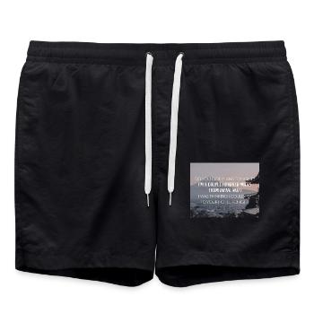 Lost au Japon - S. Mendes - Short de bain - noir - Devant - AI Model Male 185 light (185cm)