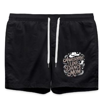 Line Dance Mom Wonderful Line Dance Mom - Swim Trunks - black - Front - AI Model Male 185 light (185cm)