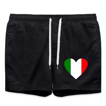 Italie - Short de bain - noir - Devant - AI Model Male 185 light (185cm)