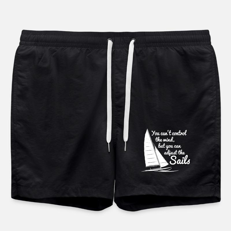 Sailing T Shirts - Swim Trunks - black
