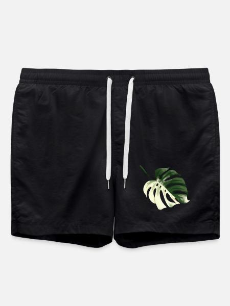 Conception premium Monstera - Short de bain - noir