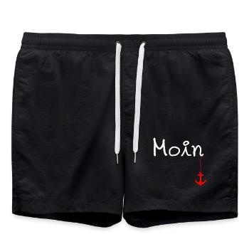 Anker Moin Koch- und Grillschürze Nordseefan - Badeshorts - Schwarz - Vorne - AI Model Male 185 light (185cm)