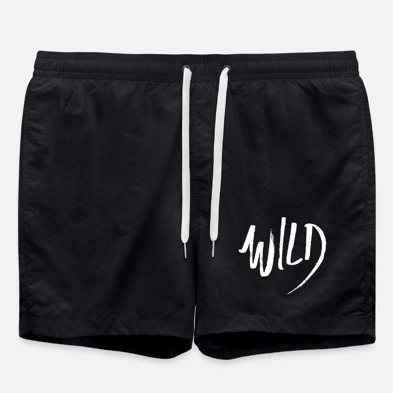Wild (dark) - Swim Trunks - black