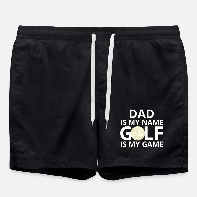 golf, golfeur, fan de golf - Short de bain - noir