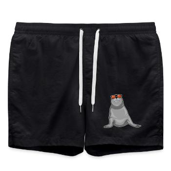 Lunettes de soleil Seal - Short de bain - noir - Devant - AI Model Male 185 light (185cm)