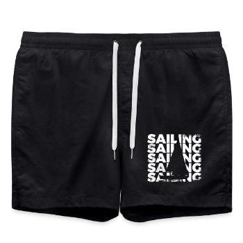 Voilier - Short de bain - noir - Devant - AI Model Male 185 light (185cm)
