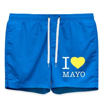 I LOVE MAYO Mayonnaise - Swim Trunks - cobalt blue - Front