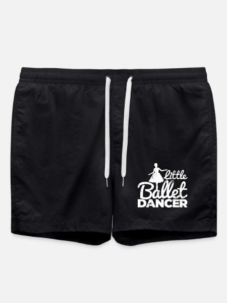Little Ballet Dancer - Swim Trunks - black