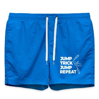 Jump Trick Jump Repeat - Swim Trunks - cobalt blue - Front