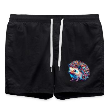 Igel - Badeshorts - Schwarz - Vorne - AI Model Male 185 light (185cm)