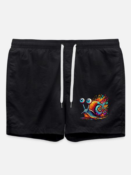 Escargot - Short de bain - noir
