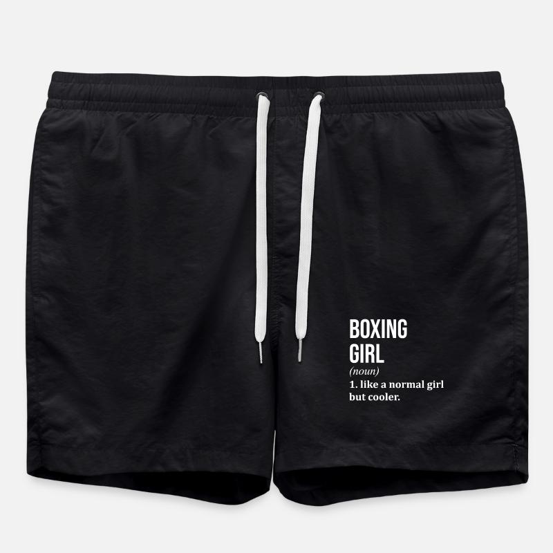 Boxen - Badeshorts - Schwarz