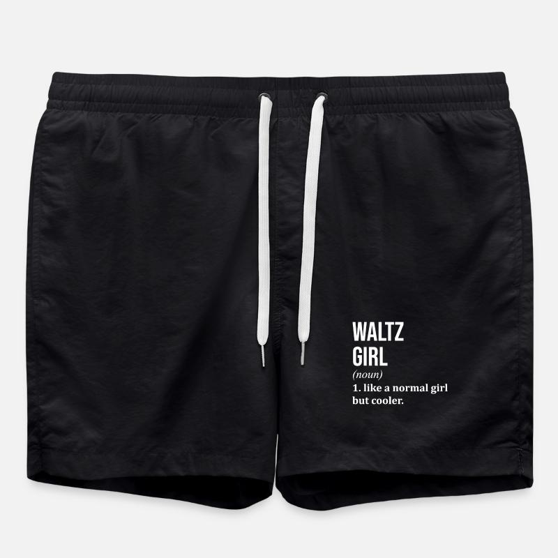 Walzer - Badeshorts - Schwarz