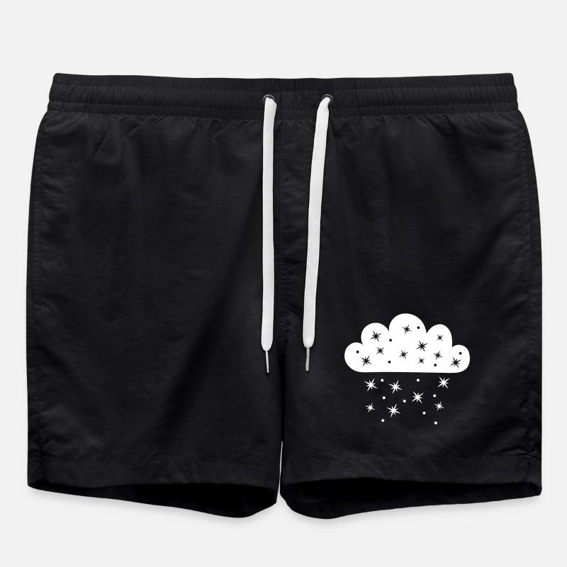Wolke Sternenfall - Badeshorts - Schwarz