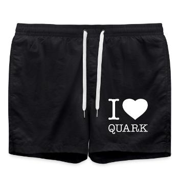 J’ADORE LE QUARK - Short de bain - noir - Devant - AI Model Male 185 light (185cm)