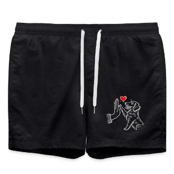 Teckel Chien Teckel Éleveur Teckel Lover Teckel - Short de bain - noir - Devant - AI Model Male 185 light (185cm)