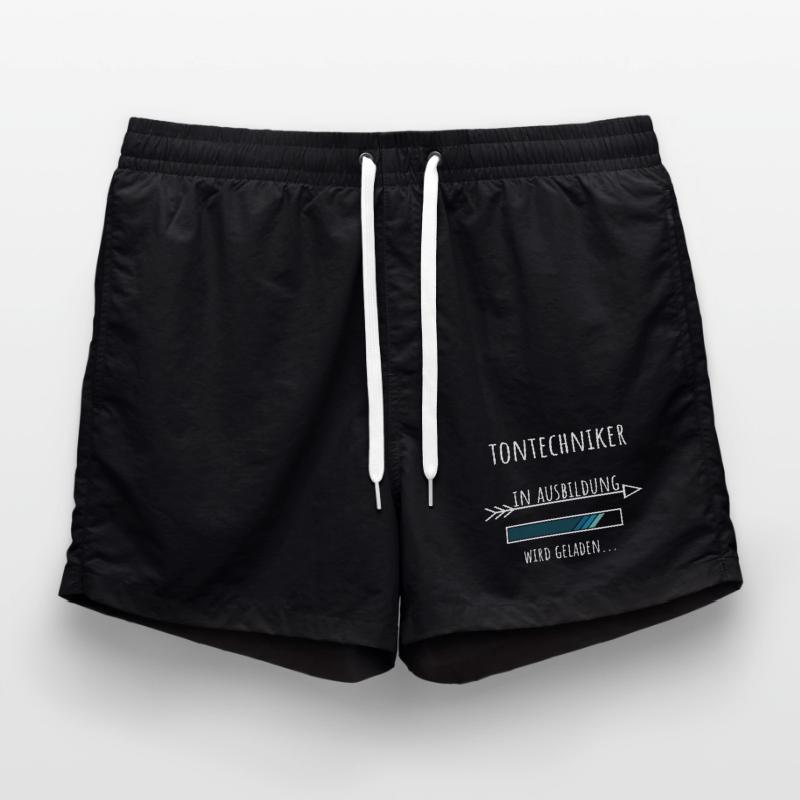 Audio Engineering Studies Profession Training Sound Technician Swim Trunks