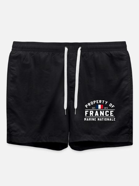 French Navy Ownership - Swim Trunks - black