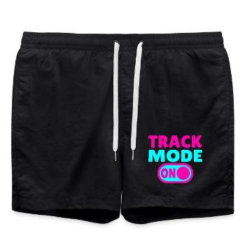 Mode piste activé – Concentrez-vous sur la vitesse - Short de bain - noir - Devant - AI Model Male 185 light (185cm)