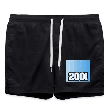 2001 - Swim Trunks - black - Front - AI Model Male 185 light (185cm)