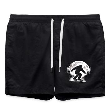 Bigfoot Skateboard - Short de bain - noir - Devant - AI Model Male 185 light (185cm)