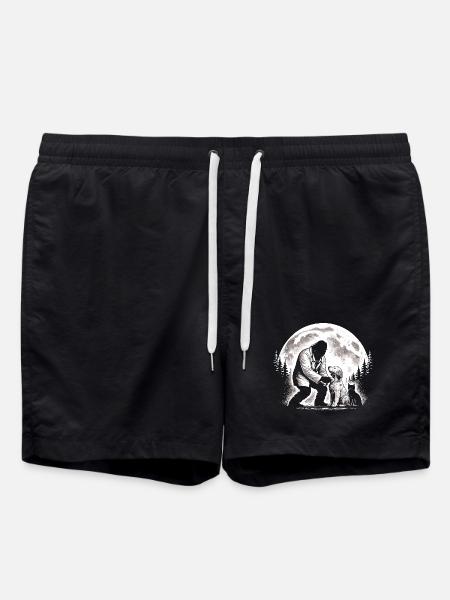 Bigfoot Vet - Swim Trunks - black