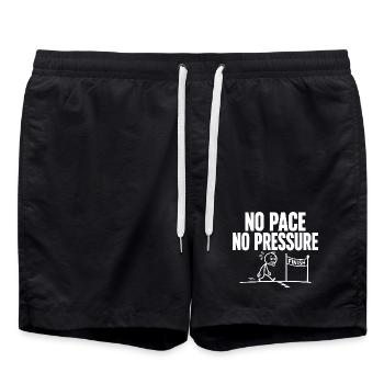 Pas de rythme, pas de pression - Short de bain - noir - Devant - AI Model Male 185 light (185cm)