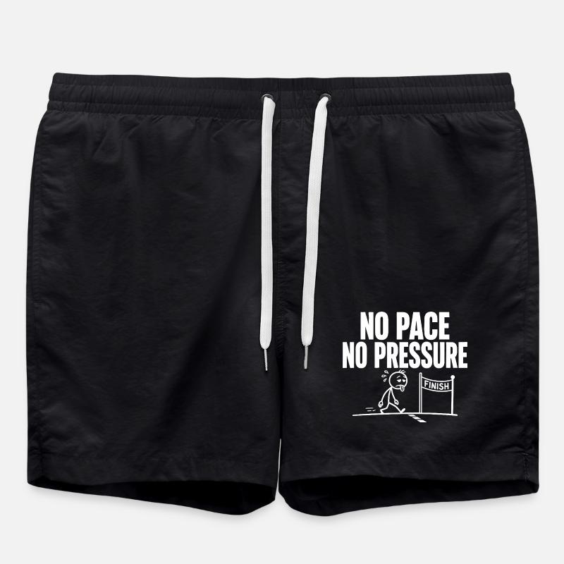 Pas de rythme, pas de pression - Short de bain - noir