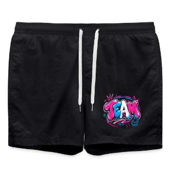 Équipe - Short de bain - noir - Devant - AI Model Male 185 light (185cm)