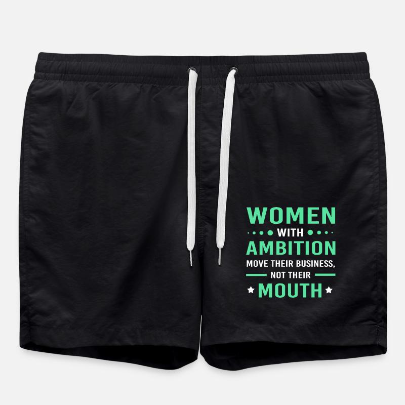Unternehmer - Badeshorts - Schwarz