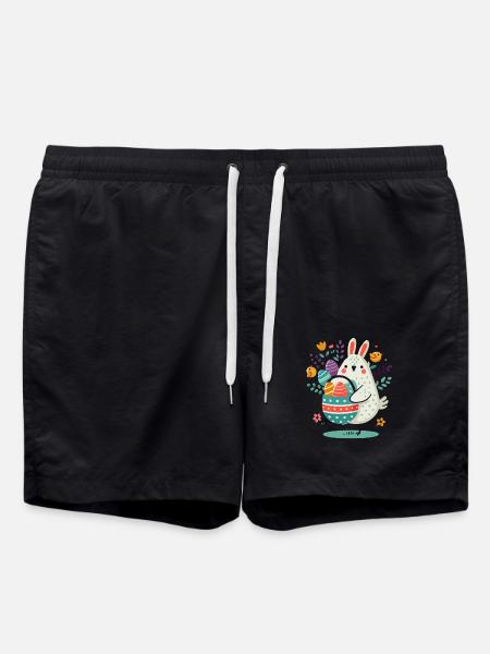 Sweet Easter motif - Swim Trunks - black