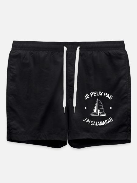 Je Peux Pas J'ai Catamaran - Short de bain - noir