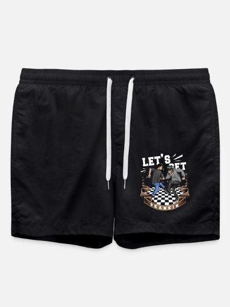 Ska Genre Of Jamaican Music Jazz Lovers - Swim Trunks - black