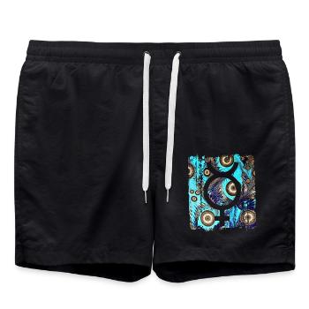 mercure e 268 - Short de bain - noir - Devant - AI Model Male 185 light (185cm)