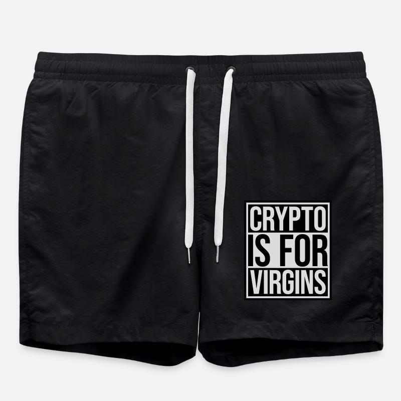 Crypto est pour les vierges - Short de bain - noir
