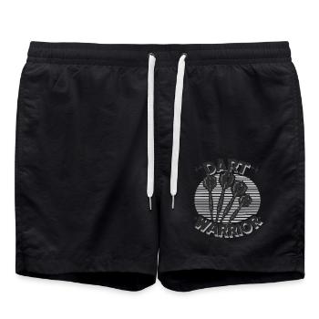 Guerrier de fléchettes - Short de bain - noir - Devant - AI Model Male 185 light (185cm)