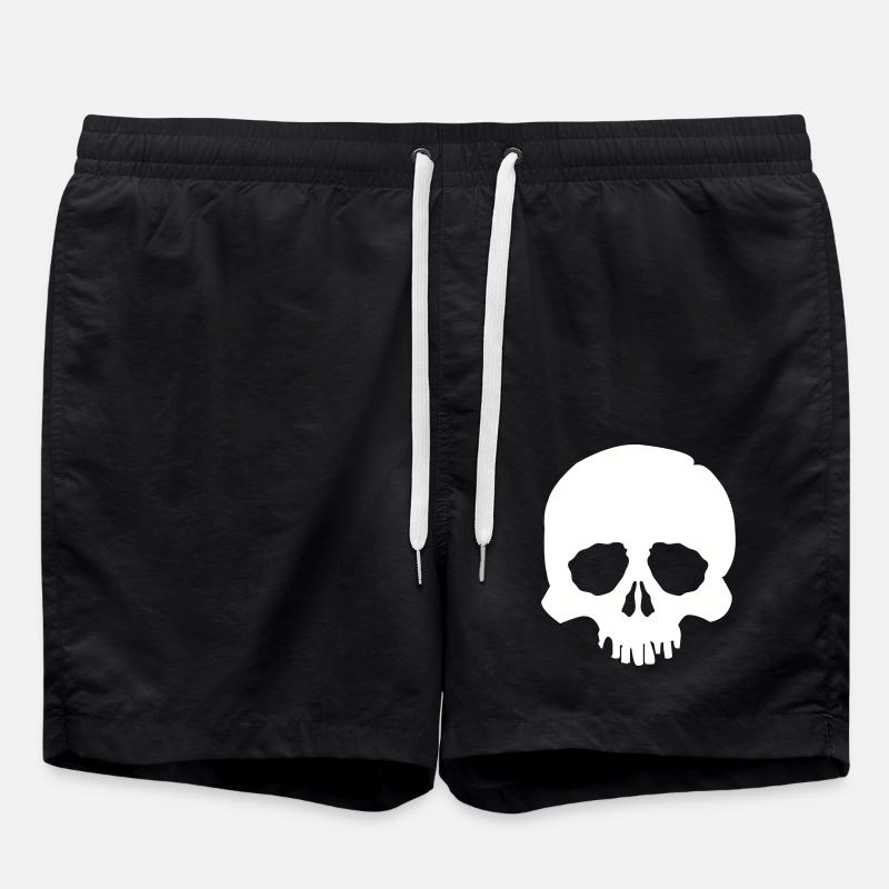 Crâne - Short de bain - noir