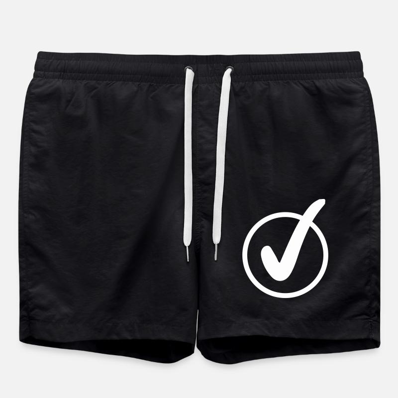 haken - Badeshorts - Schwarz