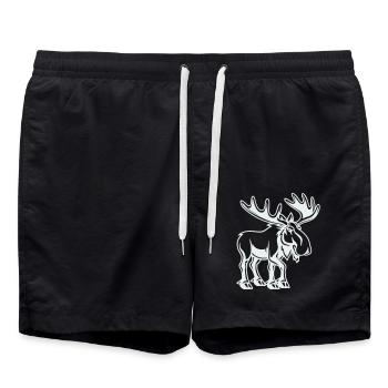 élan - Short de bain - noir - Devant - AI Model Male 185 light (185cm)