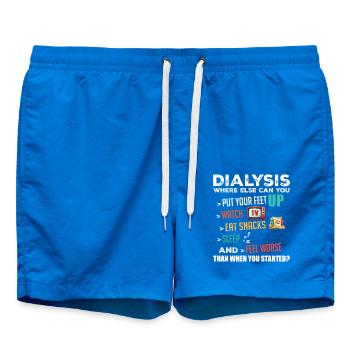 Funny Dialysis about Dialysis Day Dialysis Patient - Short de bain - cobalt blue - Devant