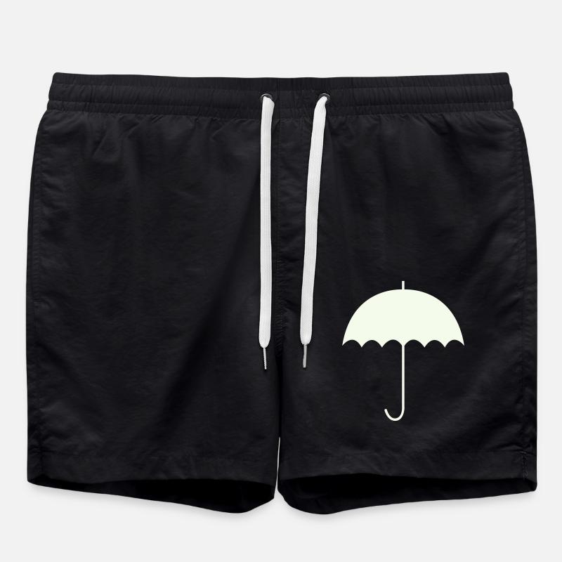 umbrella - Swim Trunks - black
