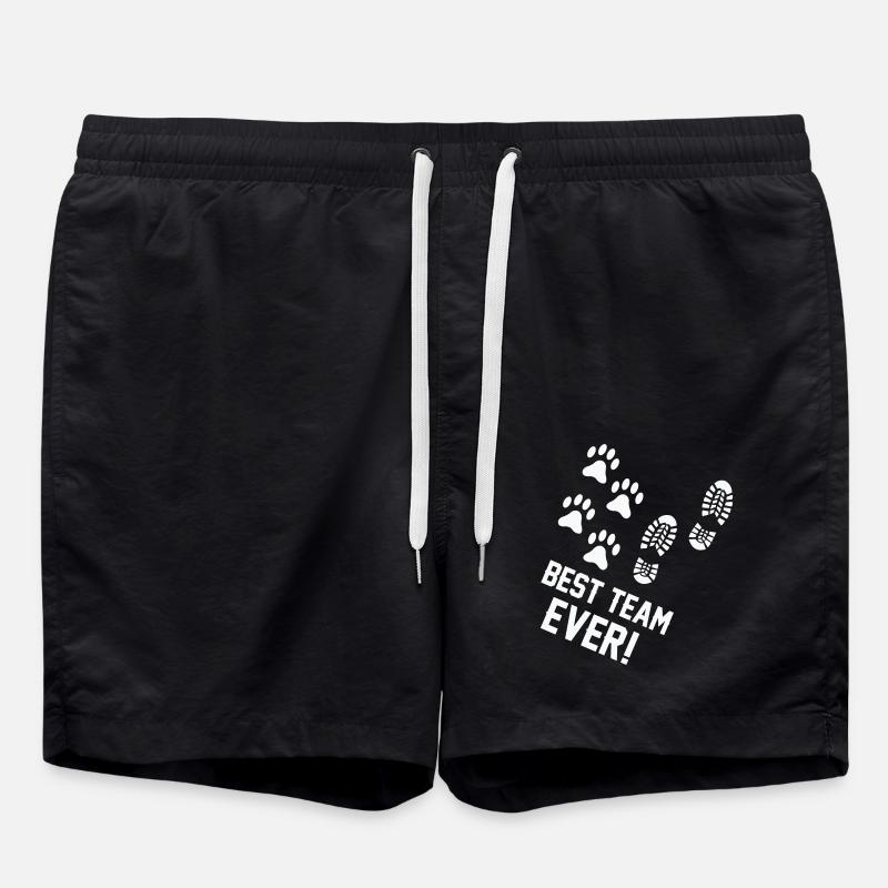 Best Team Ever - Swim Trunks - black