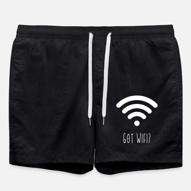 Vous avez le WiFi ? - Short de bain - noir