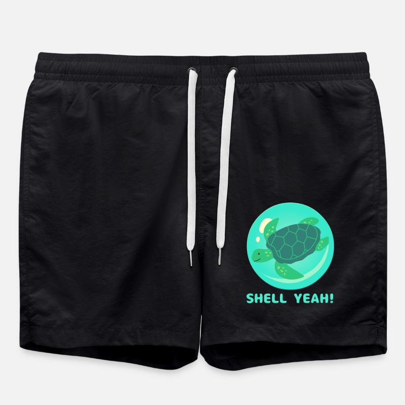 Shell Yeah! - Swim Trunks - black