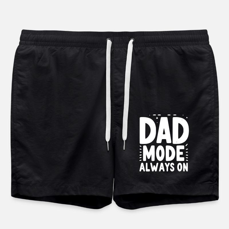 Mode papa toujours activé - Short de bain - noir