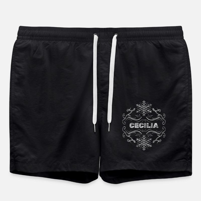 Cecilia as wife - Swim Trunks - black