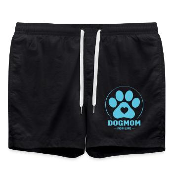 Maman chienne pour la vie - Short de bain - noir - Devant - AI Model Male 185 light (185cm)
