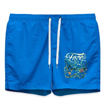 Frei und mutig 🍀 - Badeshorts - Cobalt blue - Vorne