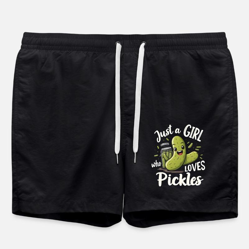PICKLES - Swim Trunks - black
