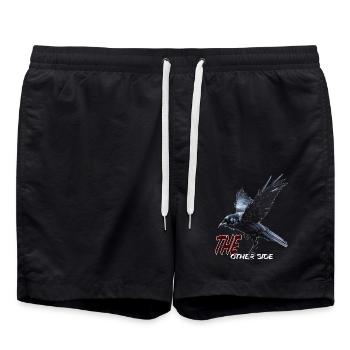 die andere Seite - Badeshorts - Schwarz - Vorne - AI Model Male 185 light (185cm)